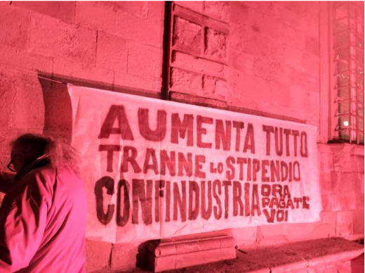 Aumenta tutto tranne lo stipendio, Confindustria ora pagate voi