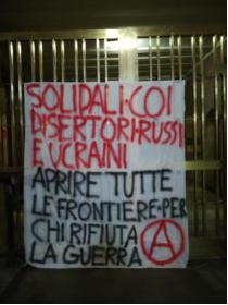 Solidali con i disertori russi e ucraini